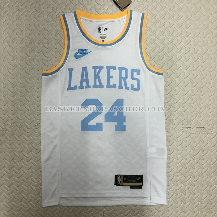 Maillot Los Angeles Lakers Kobe Bryant NO 24 Classic 2022-23 Blanc